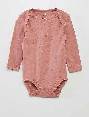 Body a maniche lunghe e scollo US - Set di 3