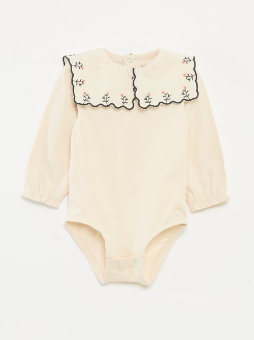 Body a maniche lunghe in jersey di cotone - Kiabi