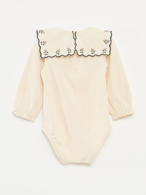 Body a maniche lunghe in jersey di cotone - Kiabi