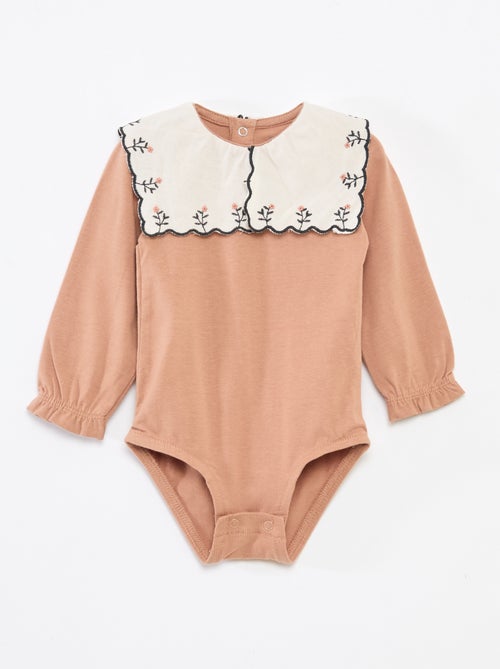 Body a maniche lunghe in jersey di cotone - Kiabi