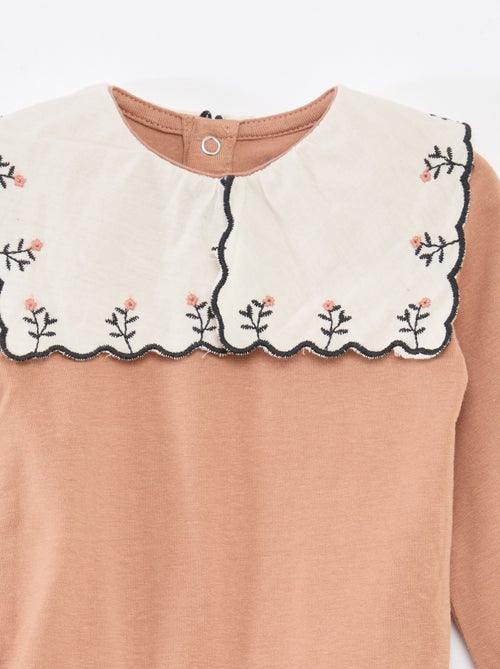 Body a maniche lunghe in jersey di cotone - Kiabi