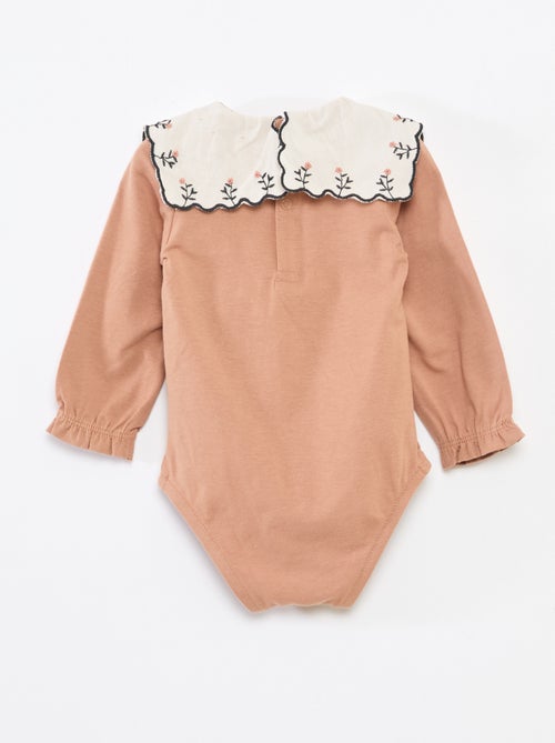 Body a maniche lunghe in jersey di cotone - Kiabi