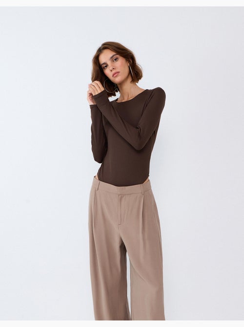 Body a maniche lunghe, mo fashion - Kiabi Body a maniche lunghe, mo fashion - Kiabi