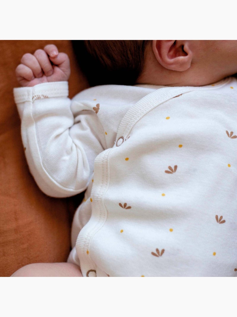 Body a maniche lunghe per bebè Ecru - Kiabi