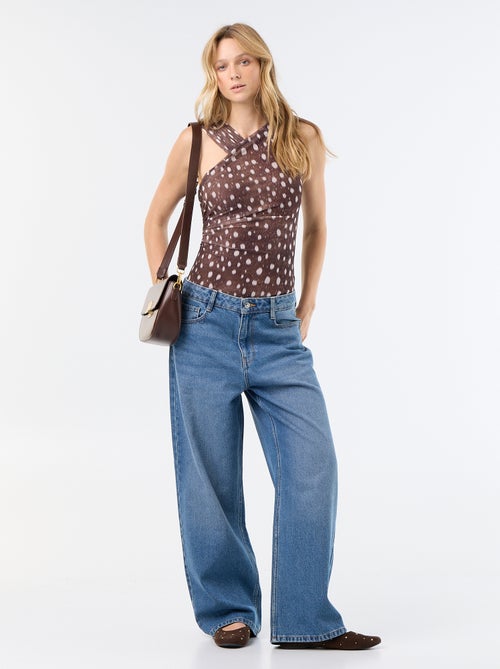 Body a pois con scollo fantasia - Kiabi Body a pois con scollo fantasia - Kiabi