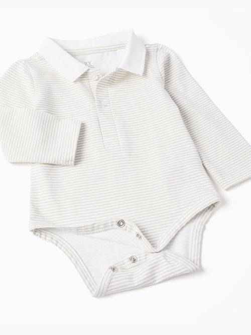 Body a righe + Pantaloncini in twill - Kiabi