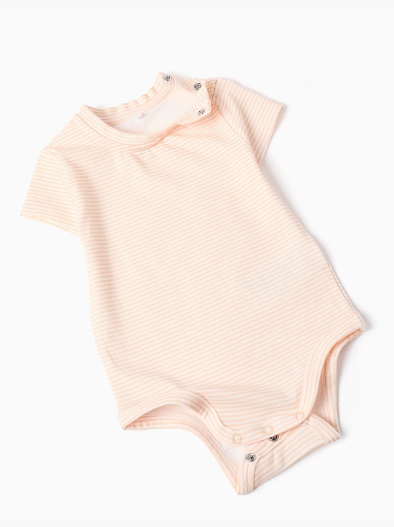 Body a righe + pantaloncini jeans Blu chiaro - Kiabi