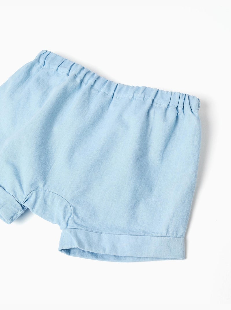 Body a righe + pantaloncini jeans Blu chiaro - Kiabi