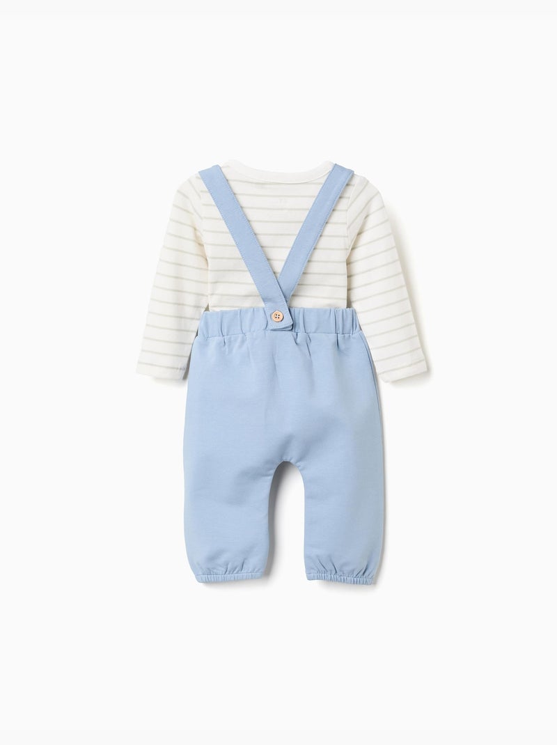 Body a righe + pantaloni Blu chiaro - Kiabi