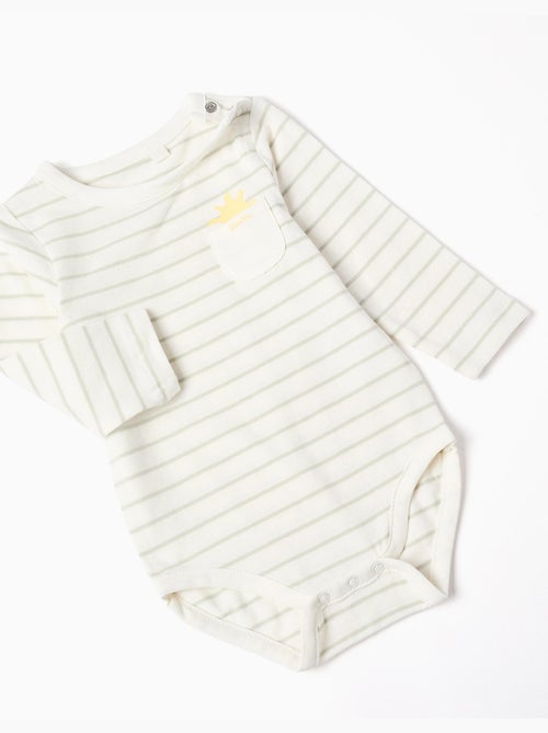 Body a righe + pantaloni - Kiabi