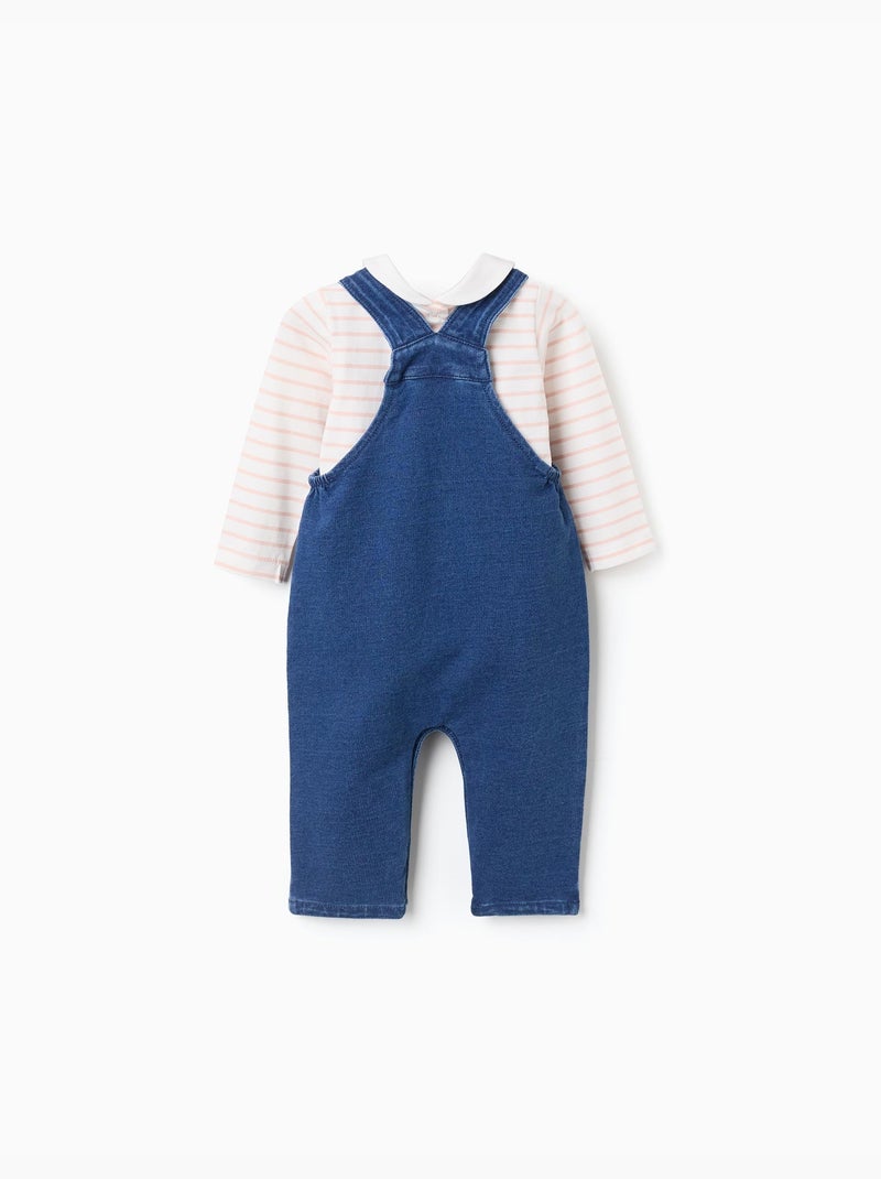 Body a righe + Tuta Blu chiaro - Kiabi