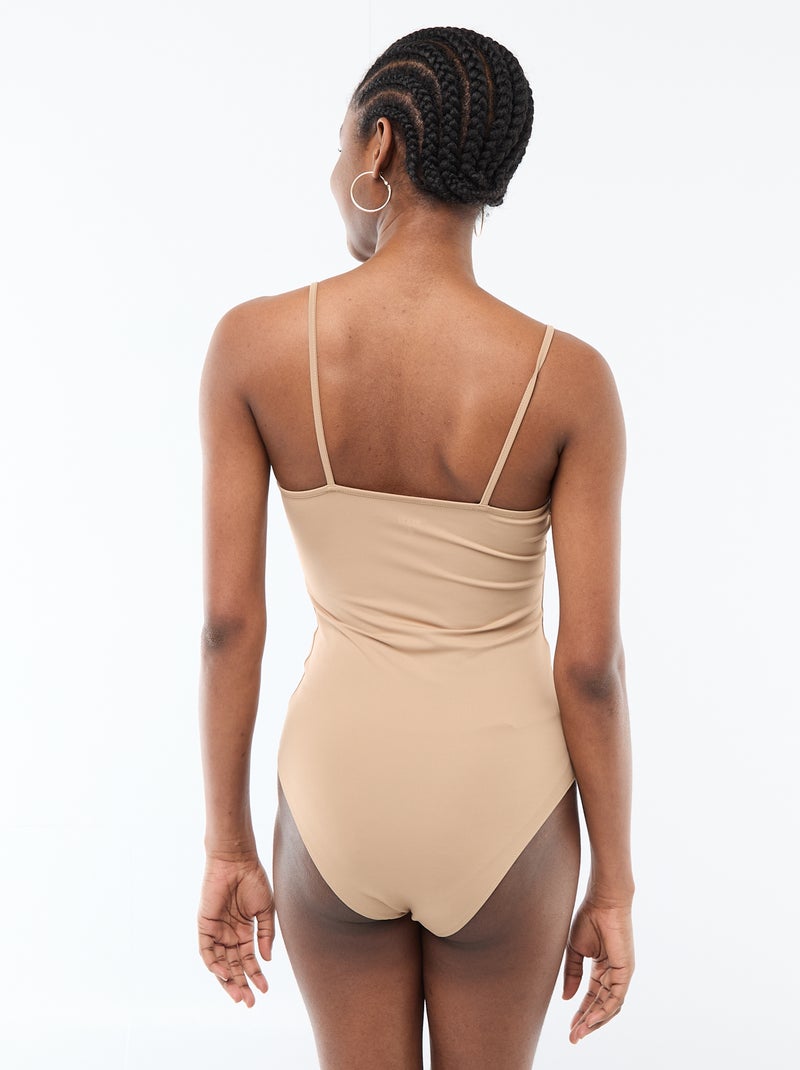 Body a spallina sottile Beige - Kiabi