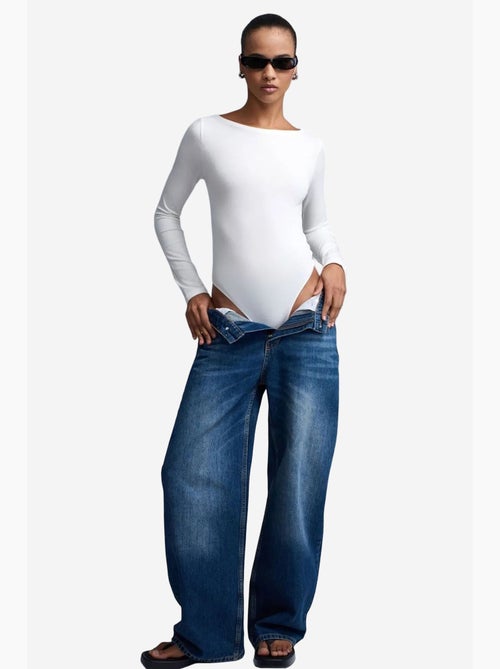 Body a vestibilità slim con scollo a barca dilvin - Kiabi