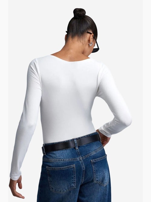 Body a vestibilità slim con scollo a barca dilvin - Kiabi