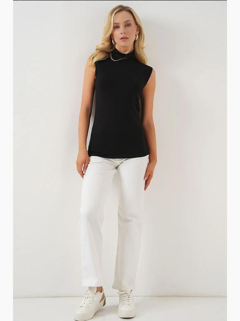 Body aderente con mezzo dolcevita bdart Nero - Kiabi