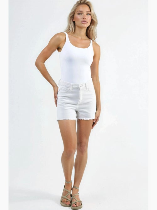 Body aderente con spalline busem - Kiabi Body aderente con spalline busem - Kiabi