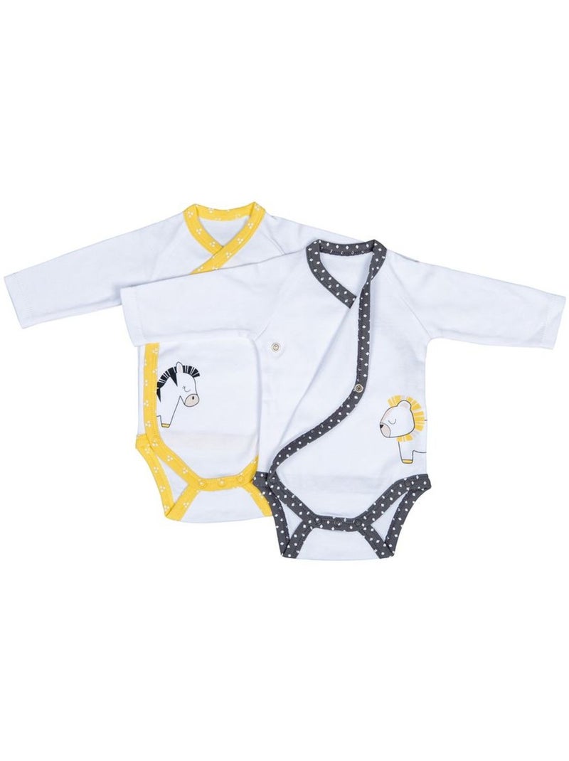 Body baby maniche lunghe set di - sauthon Bianco - Kiabi