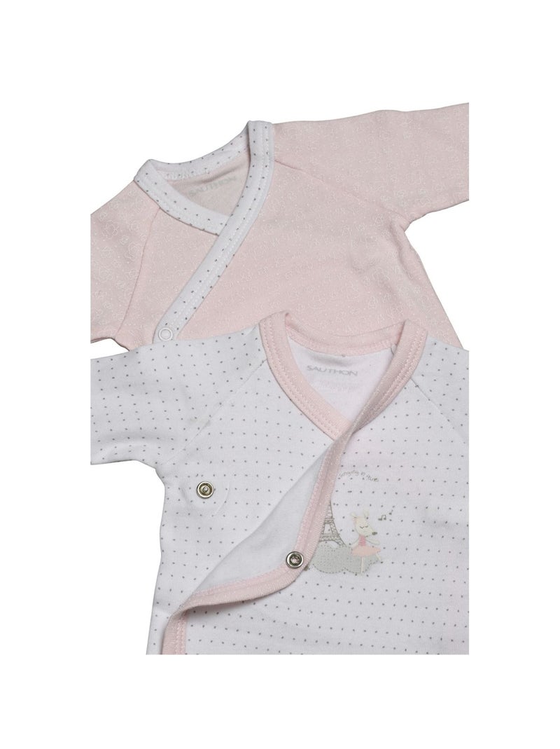 Body baby maniche lunghe set di - sauthon Rosa - Kiabi