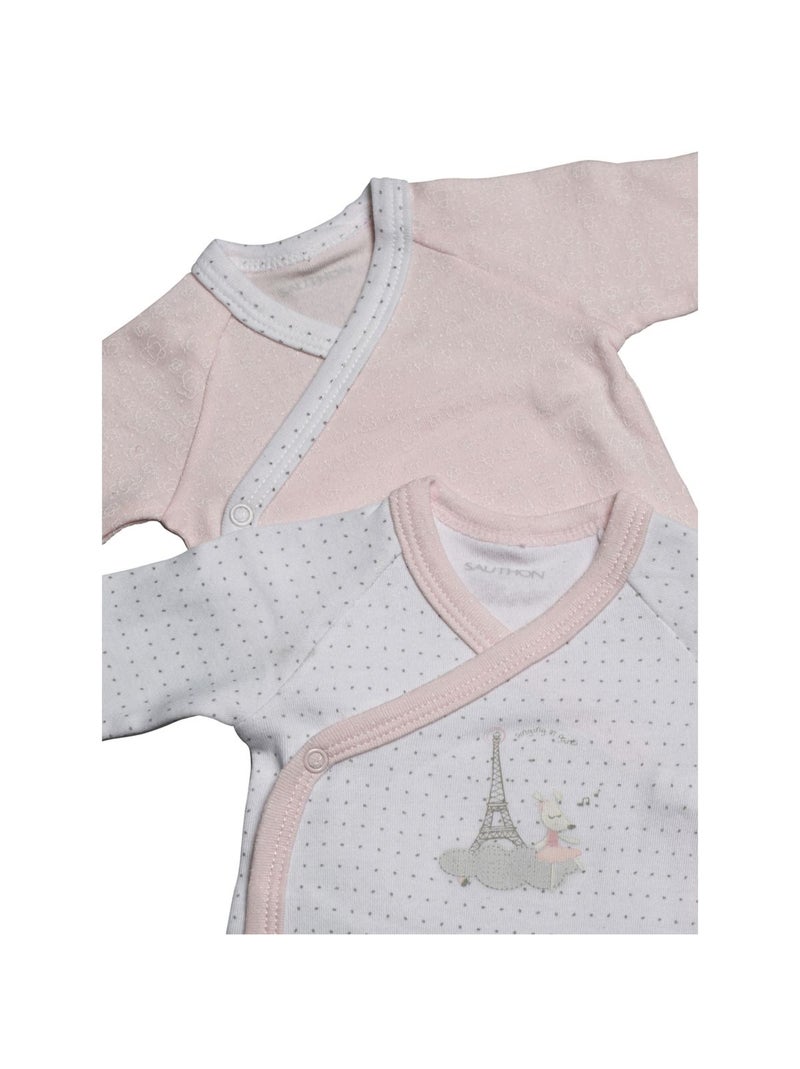 Body baby maniche lunghe set di - sauthon Rosa - Kiabi