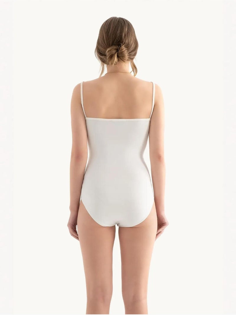 Body base con spalline sottili hiccup Bianco - Kiabi