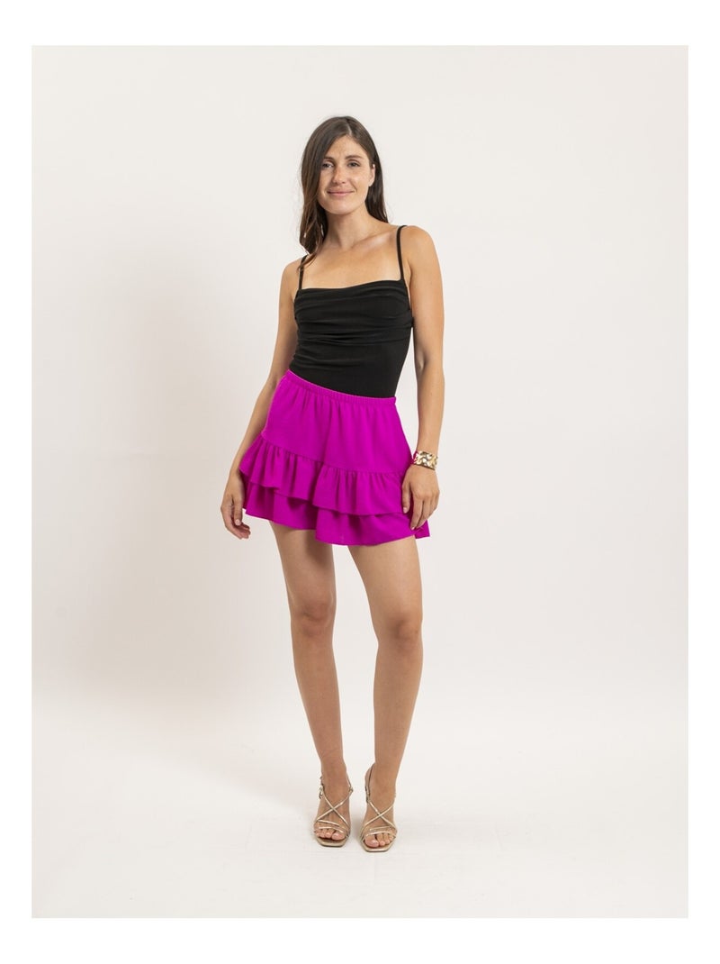 Body canottiera drappeggiato FONALIE Nero - Kiabi
