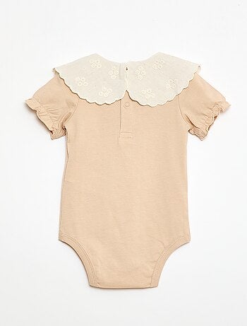 Body con colletto alla Claudine