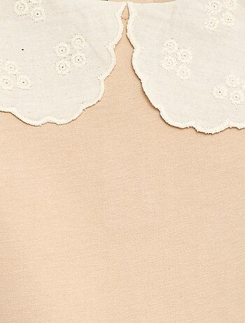 Body con colletto alla Claudine