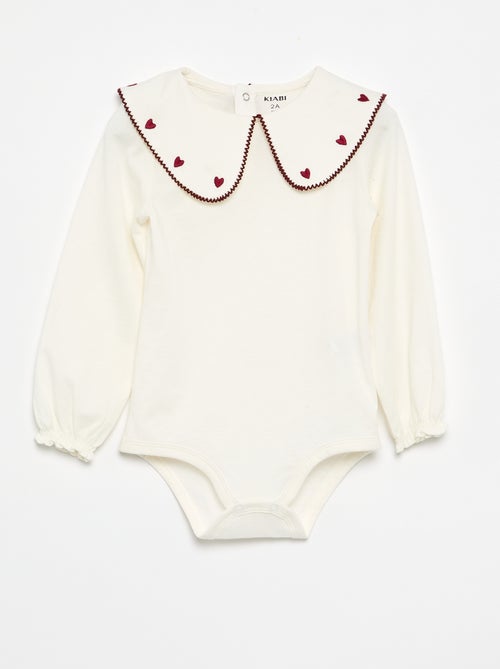 Body con colletto alla Claudine - Kiabi