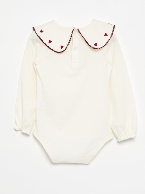 Body con colletto alla Claudine - Kiabi