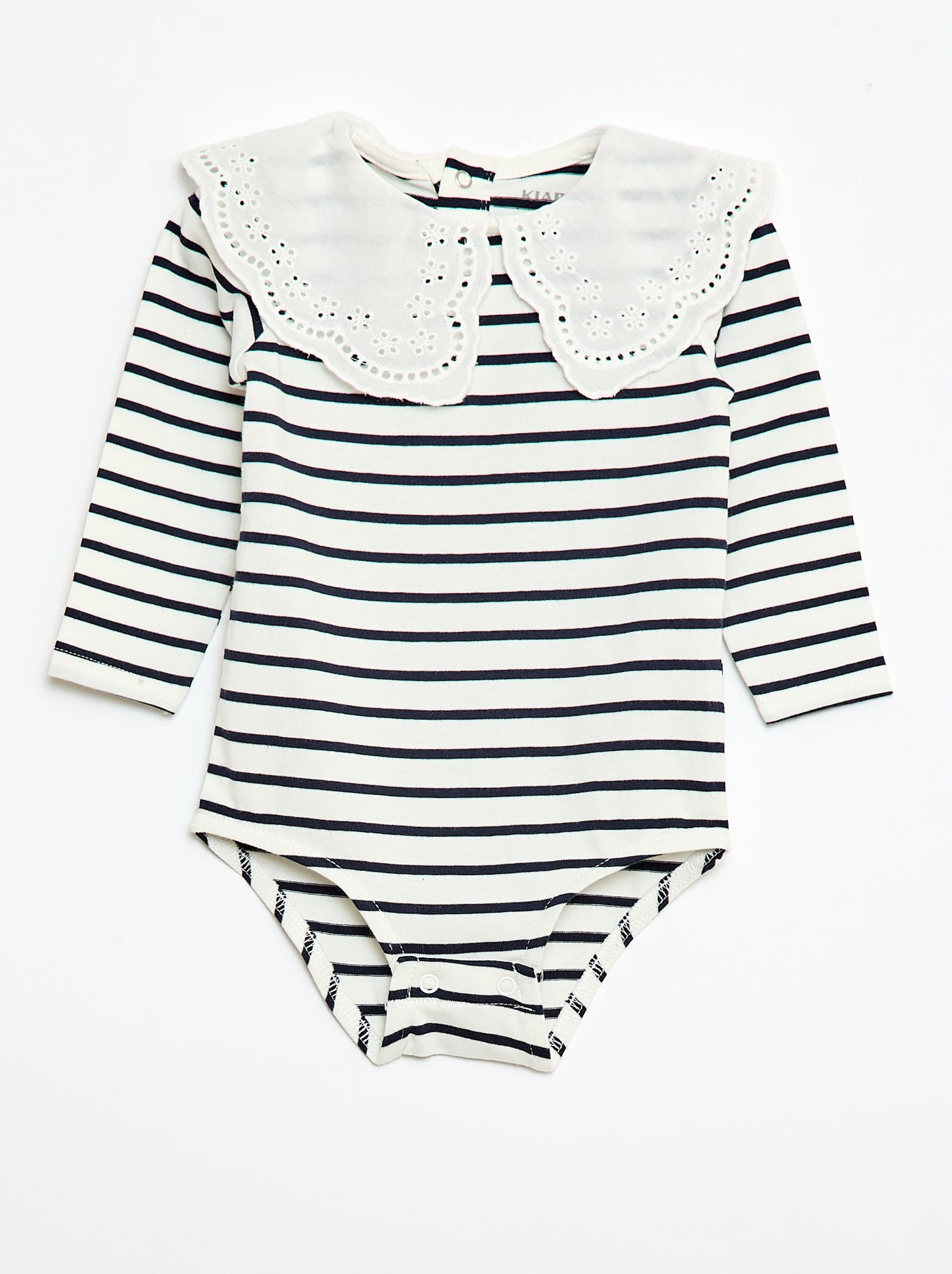 Body con colletto alla Claudine