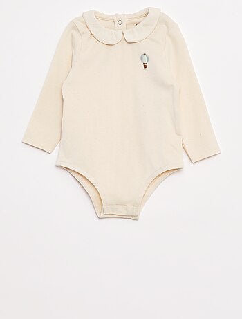 Body con colletto claudine