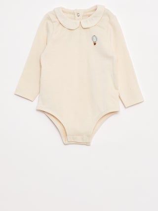 Body con colletto claudine