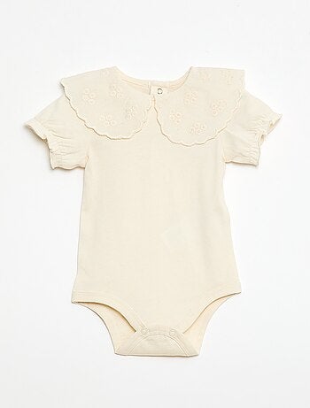 Body con colletto Claudine