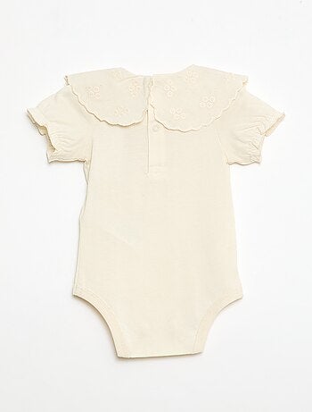 Body con colletto Claudine