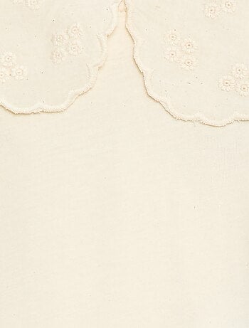 Body con colletto Claudine