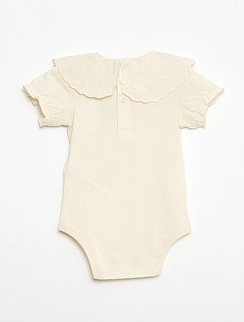 Body con colletto Claudine