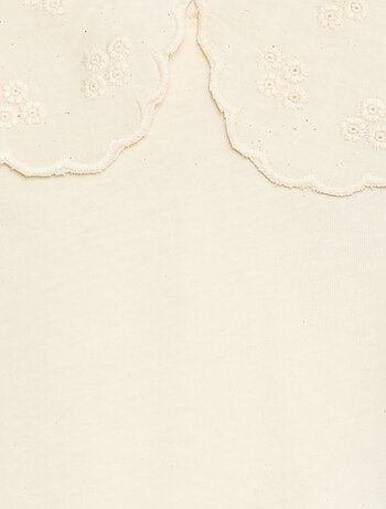 Body con colletto Claudine