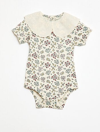 Body con colletto Claudine