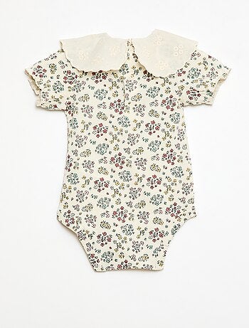 Body con colletto Claudine