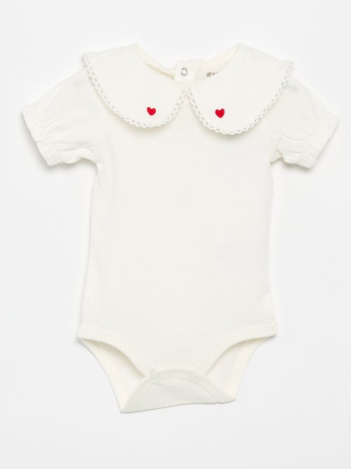 Body con colletto fantasia - Kiabi