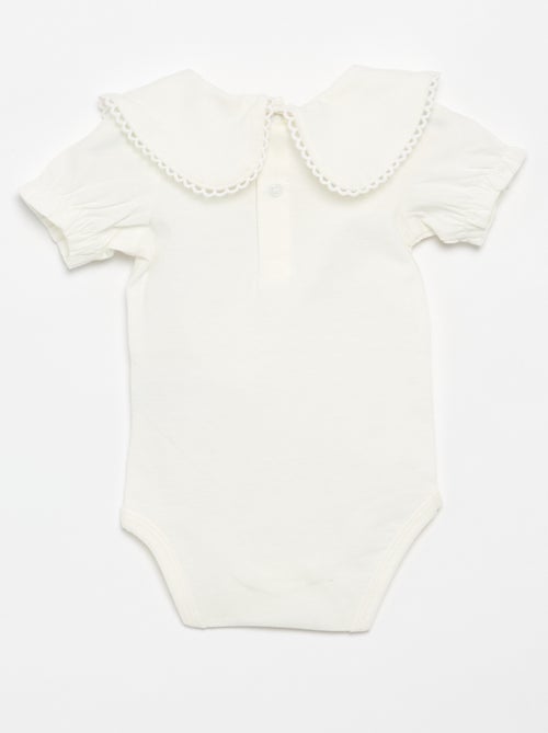 Body con colletto fantasia - Kiabi