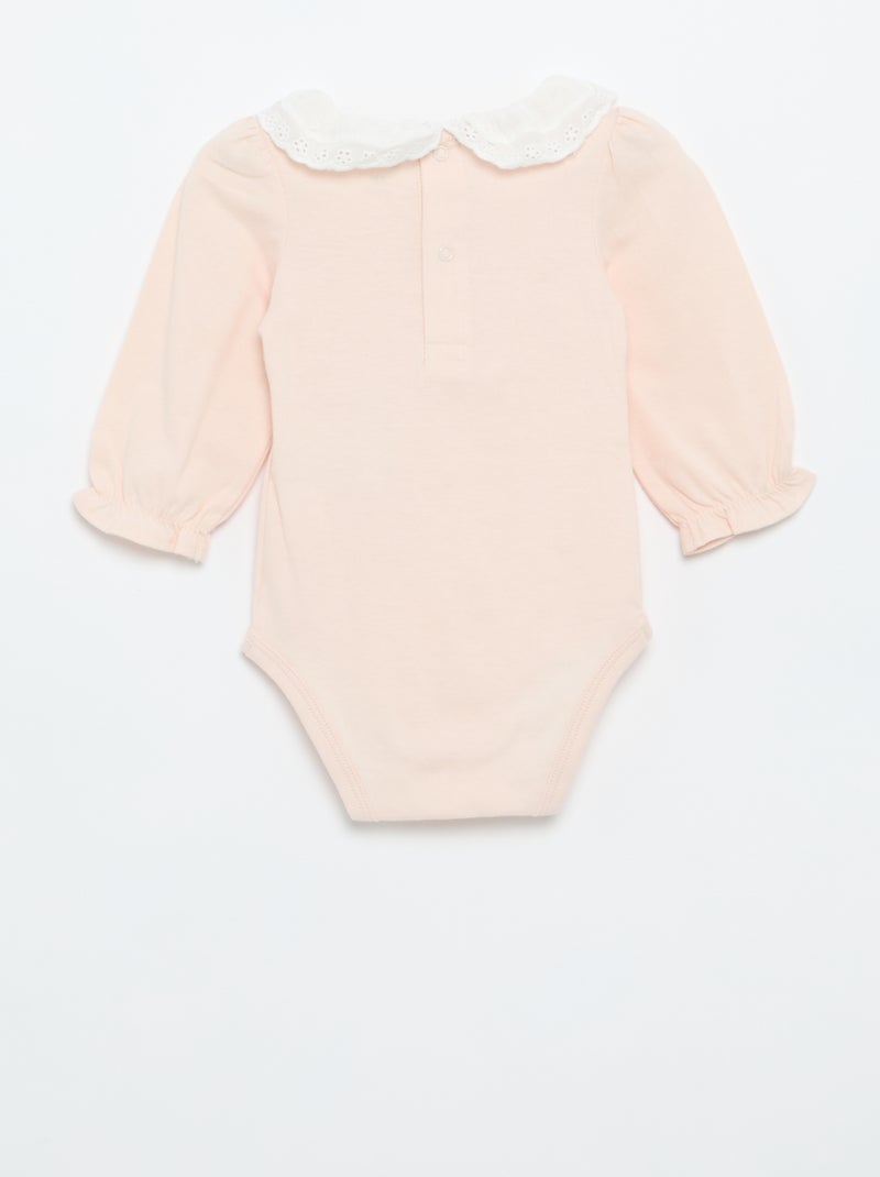 Body con colletto Rosa - Kiabi