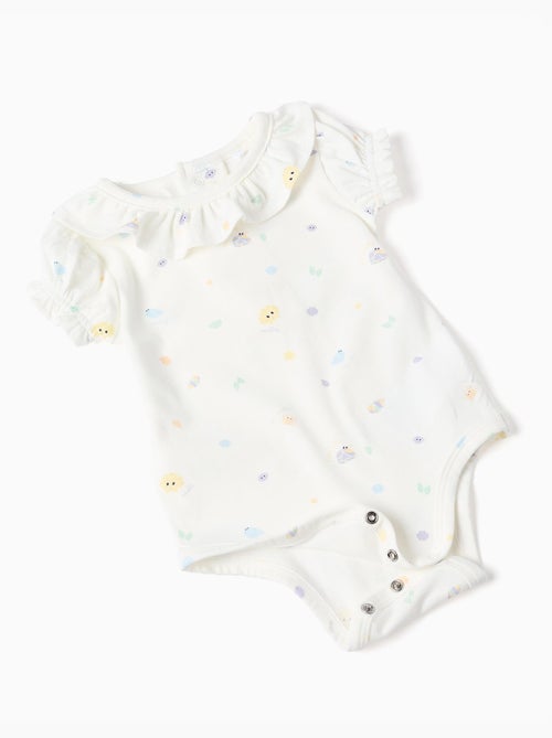 Body con motivo + gonna in jeans - Kiabi