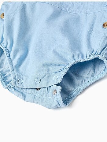 Body con motivo + salopette in jeans
