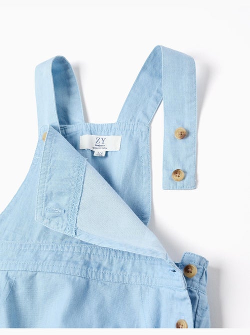 Body con motivo + salopette in jeans - Kiabi