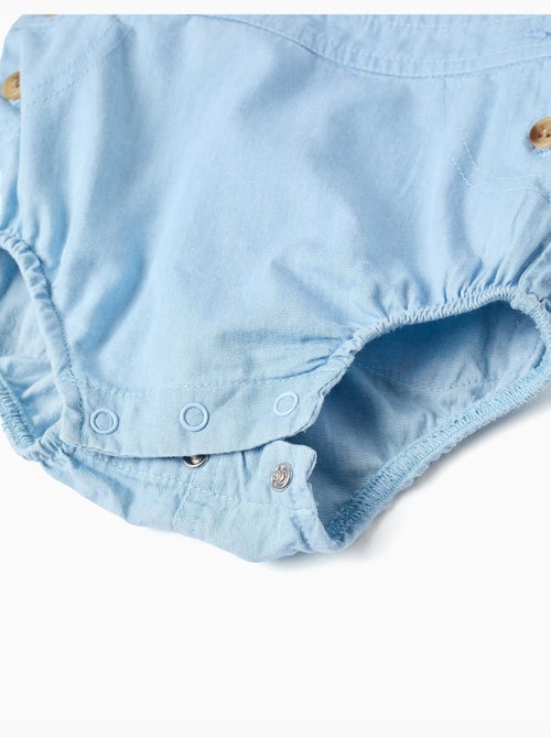 Body con motivo + salopette in jeans - Kiabi