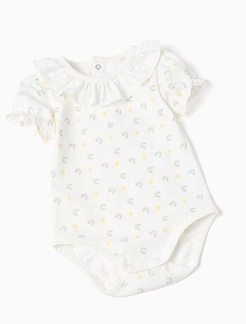 Body con motivo + vestito scamiciato in denim