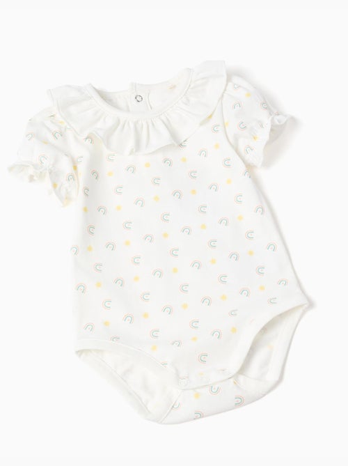 Body con motivo + vestito scamiciato in denim - Kiabi