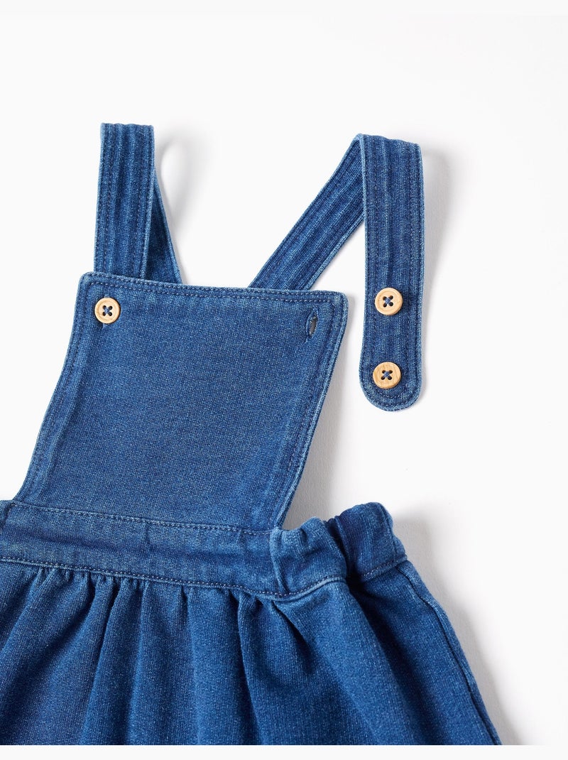 Body con motivo + vestito scamiciato in denim Blu chiaro - Kiabi