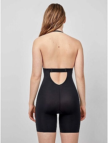 Body con pantaloni e scollatura estrema